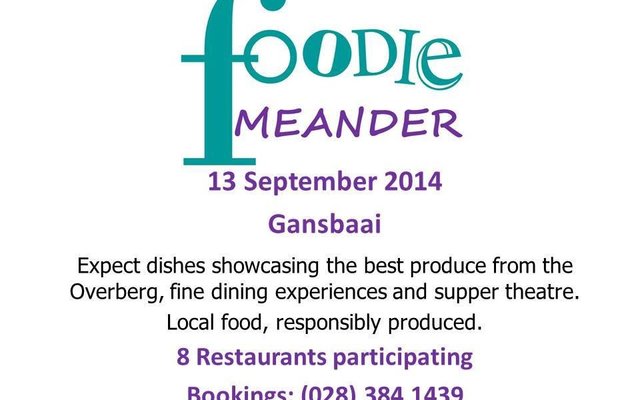 Foodie Meander taking place at the Funky Fynbos Festival Foodie Meander taking place at the Funky Fynbos Festival